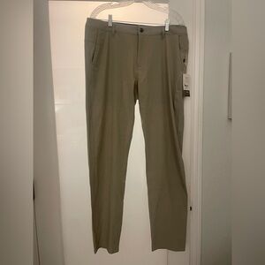 Vuori Men's Aim Pant Khaki Size 33 NWT